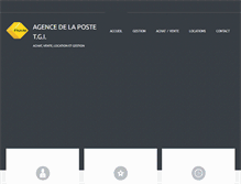 Tablet Screenshot of agence-de-la-poste.fr